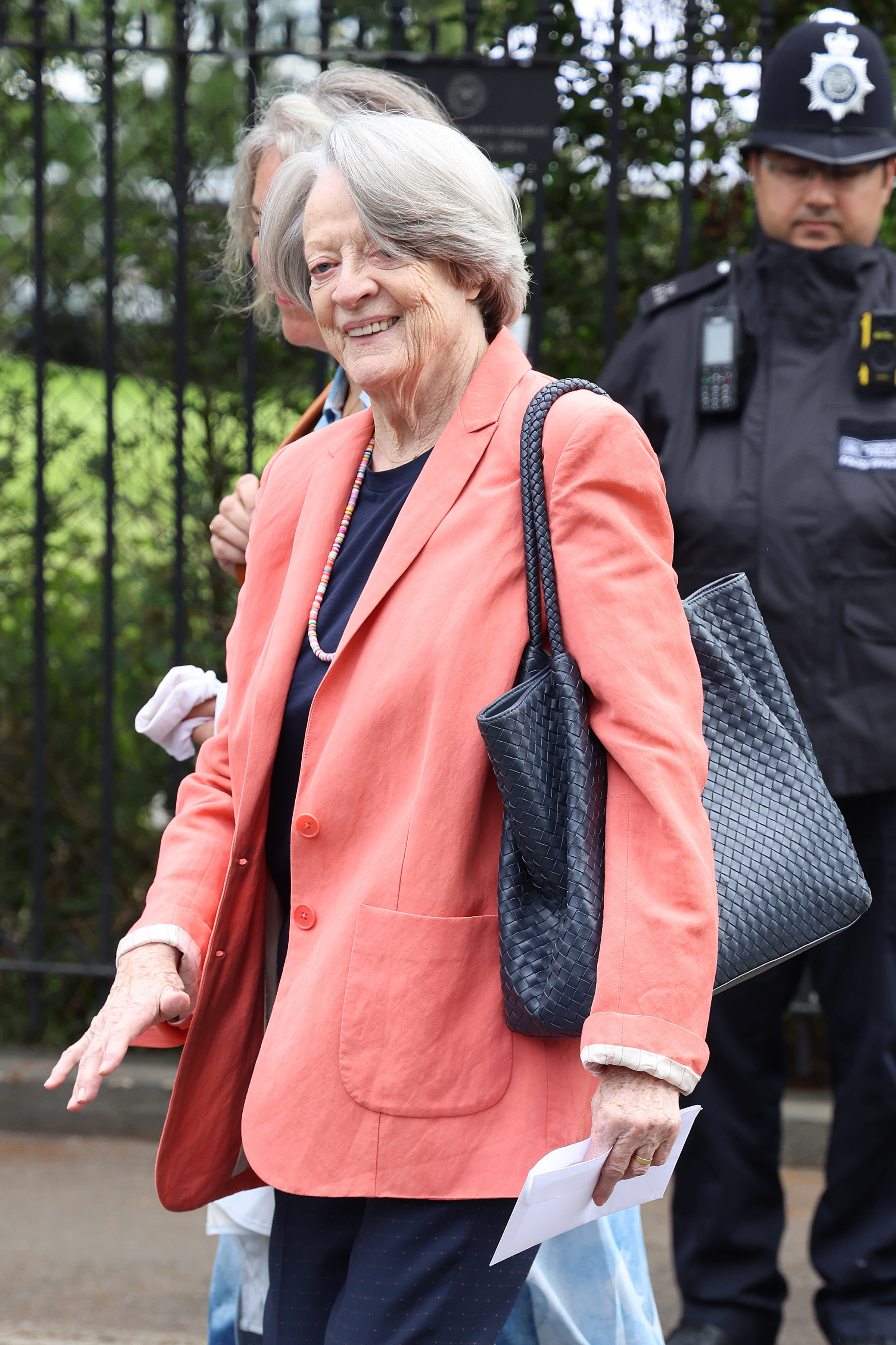 Dame Maggie Smith attends Wimbledon Championships Tennis Tournament Ladies Final Day