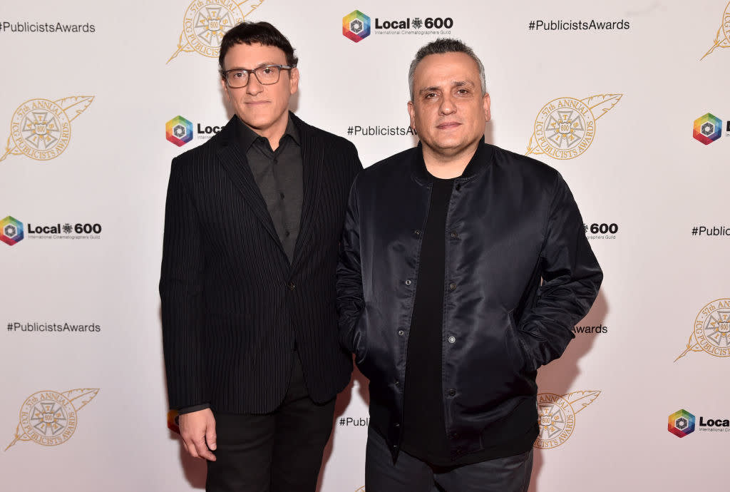 Joe and Anthony standing together on the red carpet