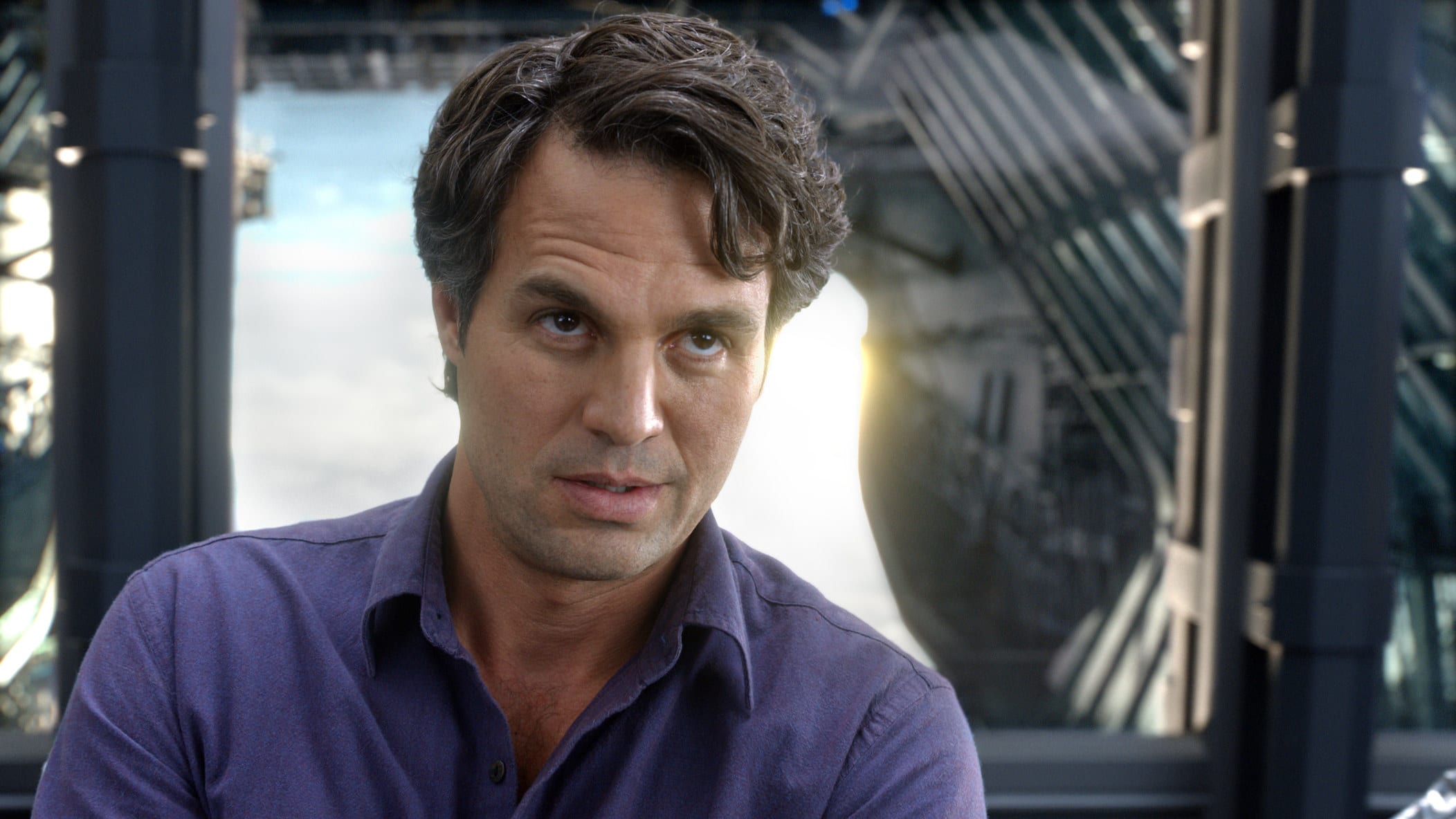on the helicarrier, Bruce talks with his new teammates