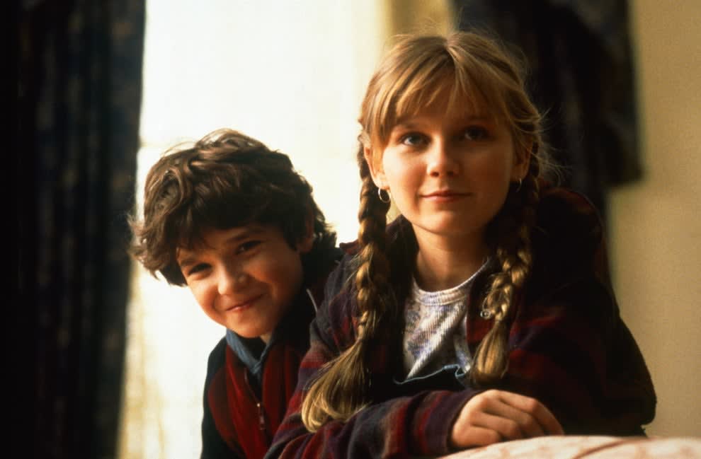 Bradley Pierce and Kirsten Dunst as Peter and Judy in "Jumanji."