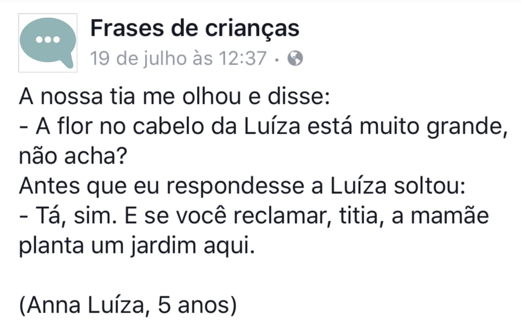 20 frases engraçadas de crianças - Revista Crescer