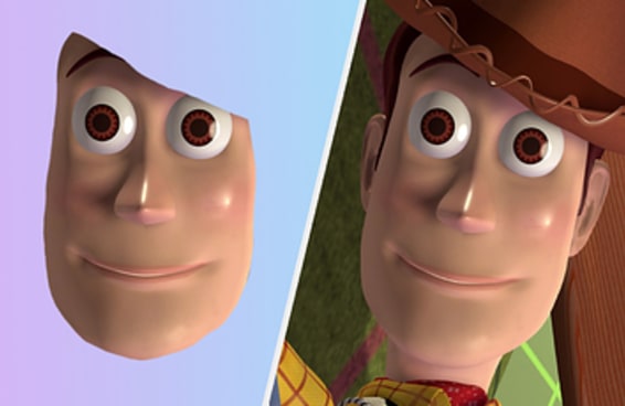 Só quem é muito fã da Pixar vai identificar esses personagens sem seus cabelos ou roupas