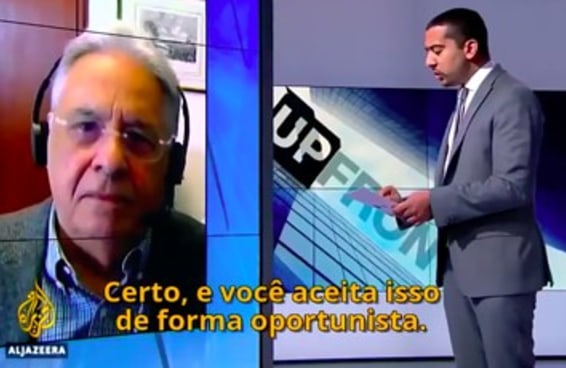 FHC responde à Al Jazeera se Dilma foi vítima de um golpe