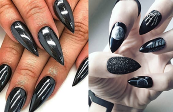 Quem ama usar preto vai adorar estas 17 ideias para pintar as unhas