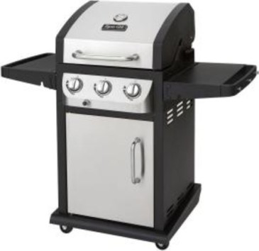 Smart Space Living 3-Burner Stainless Steel Propane Gas Grill