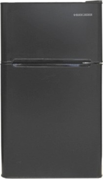 black decker 3 3 cu ft refrigerator black bcd33b from