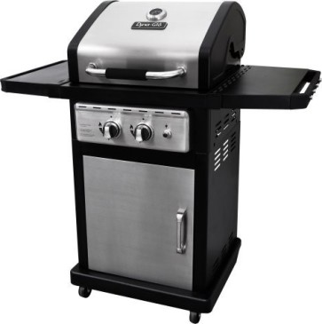Dyna-Glo Smart Space Living Gas Grill with Folding Side Table