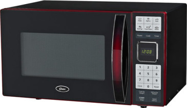 Oster 0 9 Cu Ft Microwave Red User Opinions And Insights Buzzrake