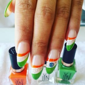 Nail art ideas for 70 th Independence Day Nail art ideas for 70 th Independence Day