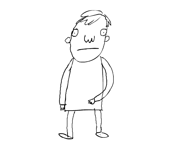 Walk Cycle animation by David Rhoden