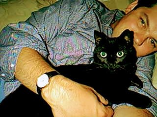 Betty with David on the couch at Milan Street Betty with David on the couch at Milan Street
