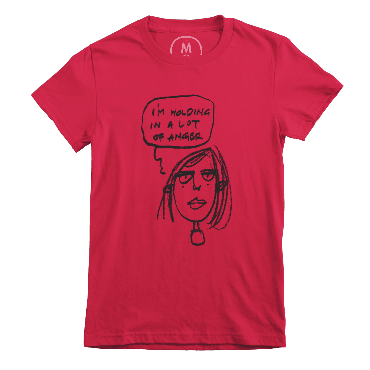 Cotton Bureau Holding Anger T-Shirt
