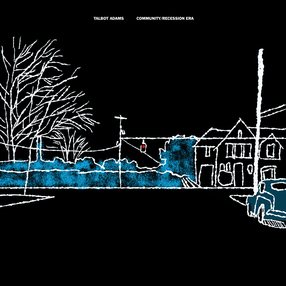 Album cover design for Talbot Adams by David Rhoden
