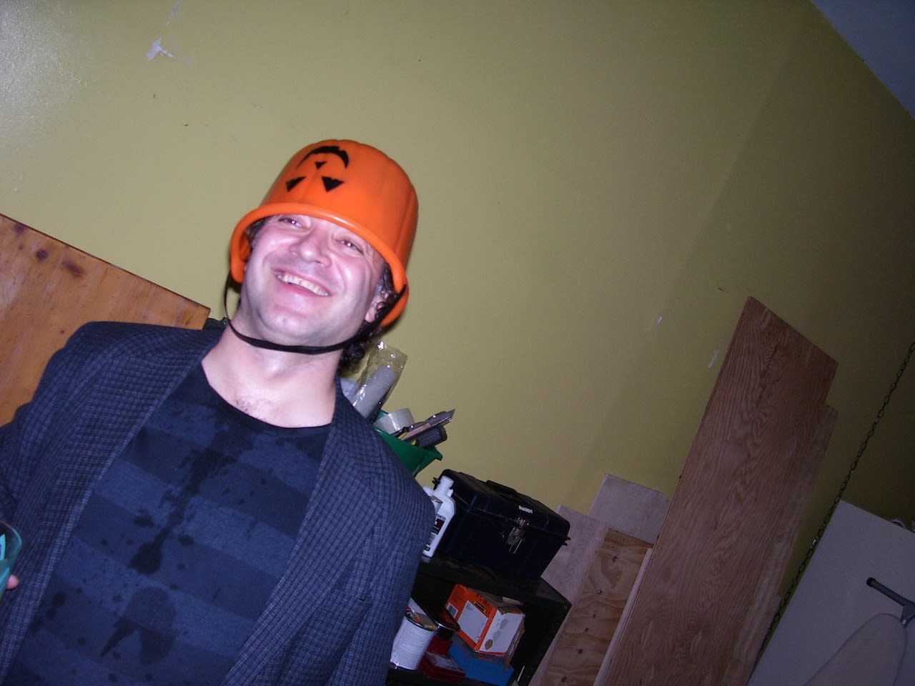 Doug with bucket, November 18, 2006.
