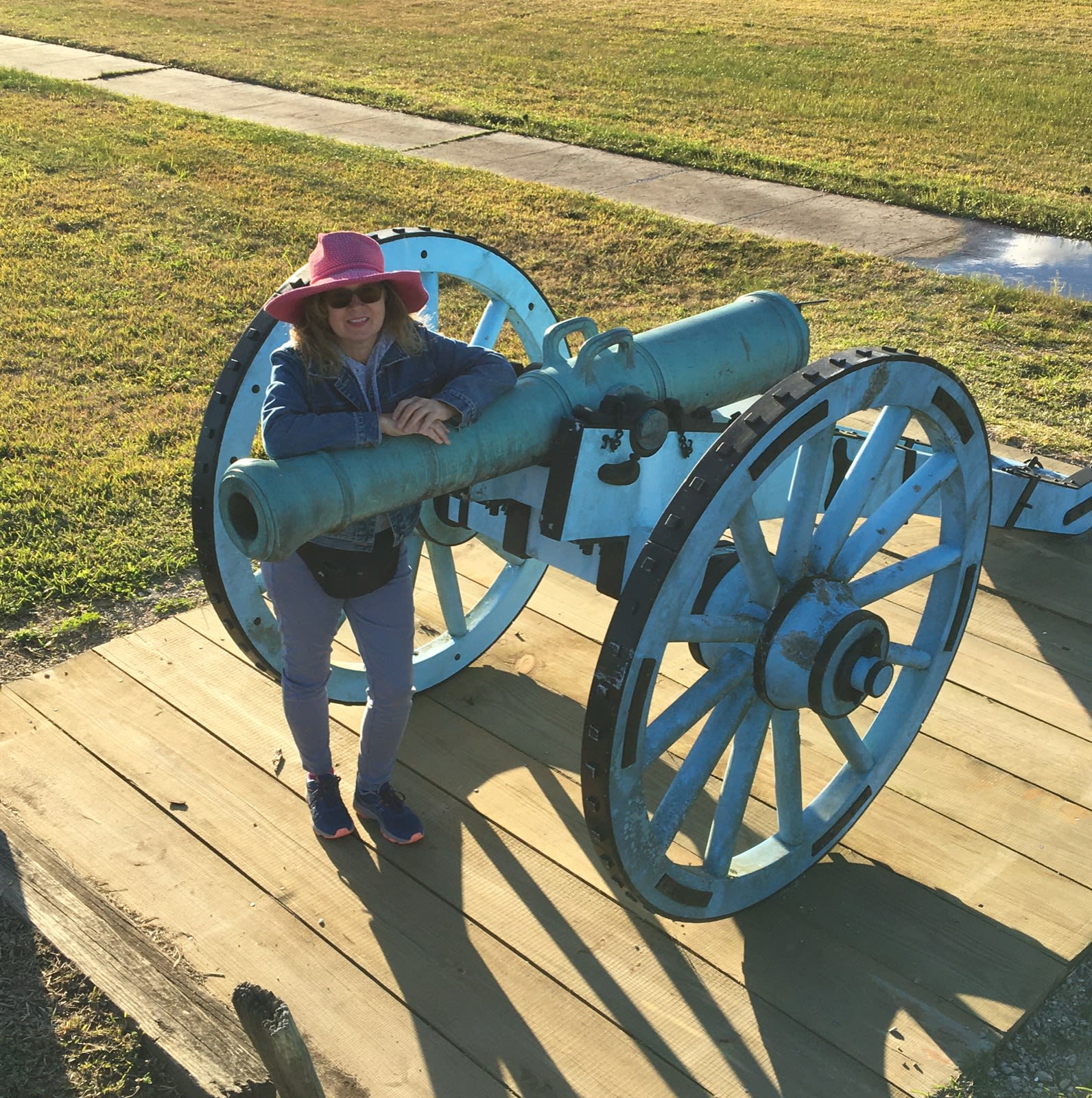 Gina and I went to the Chalmette Battlefield. Gina and I went to the Chalmette Battlefield.