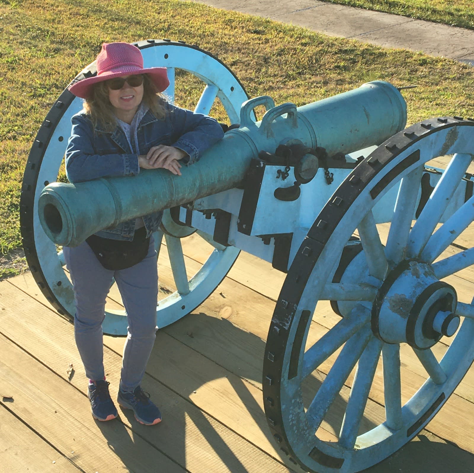 Gina and I went to the Chalmette Battlefield. Gina and I went to the Chalmette Battlefield.