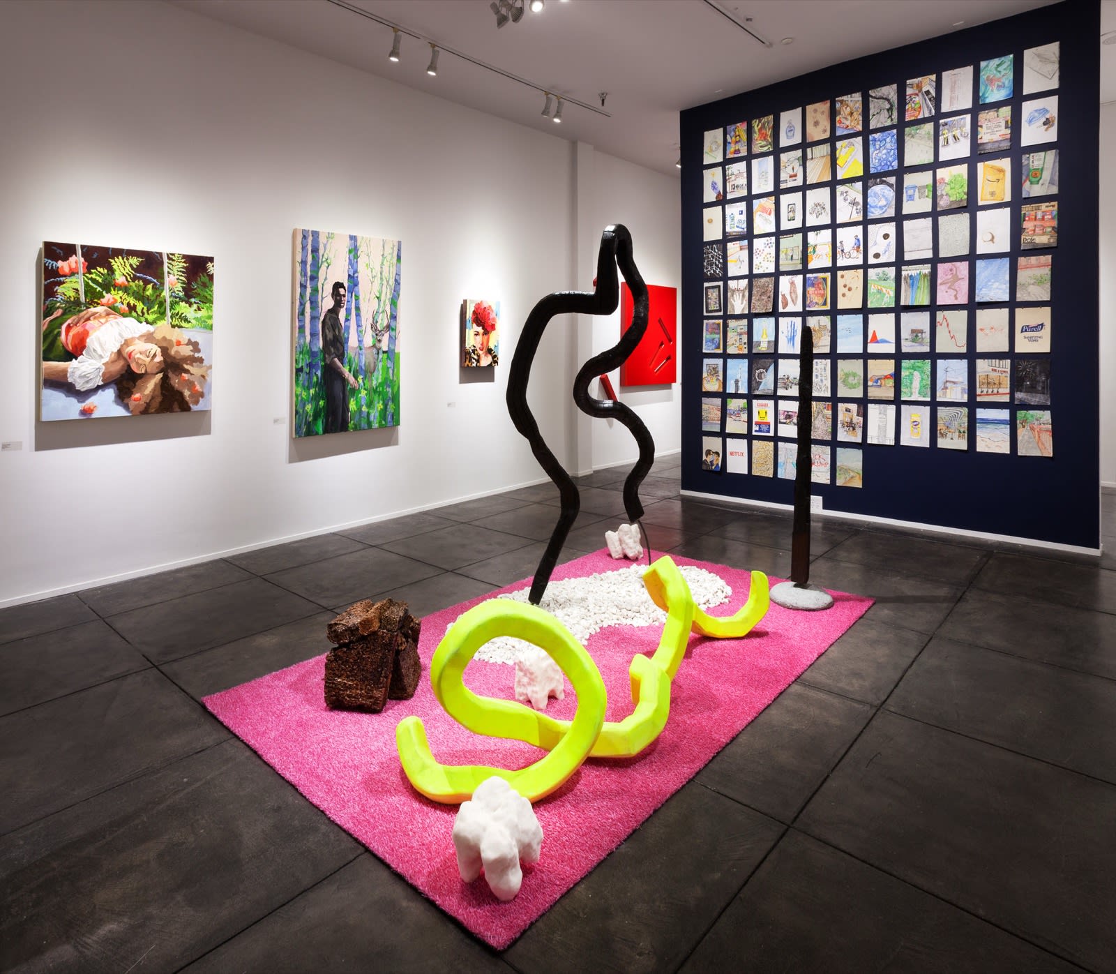 Gina was part of a small show at Jonathan Ferrara Gallery. Gina was part of a small show at Jonathan Ferrara Gallery.