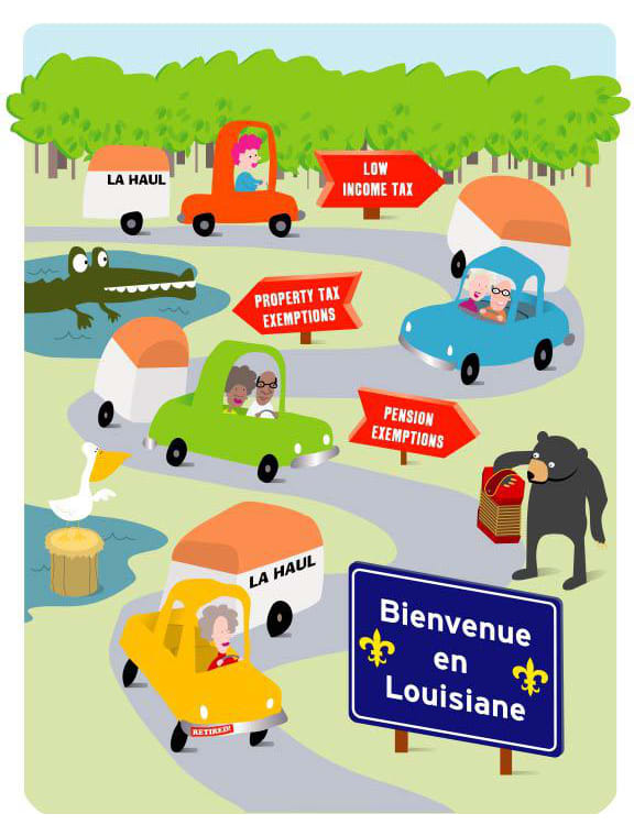 For Louisiana Life magazine article on retiring in Louisiana by David Rhoden