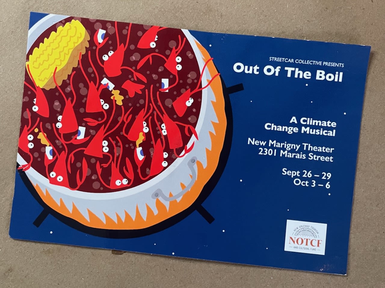 Postcard for "Out Of The Boil" by David Rhoden