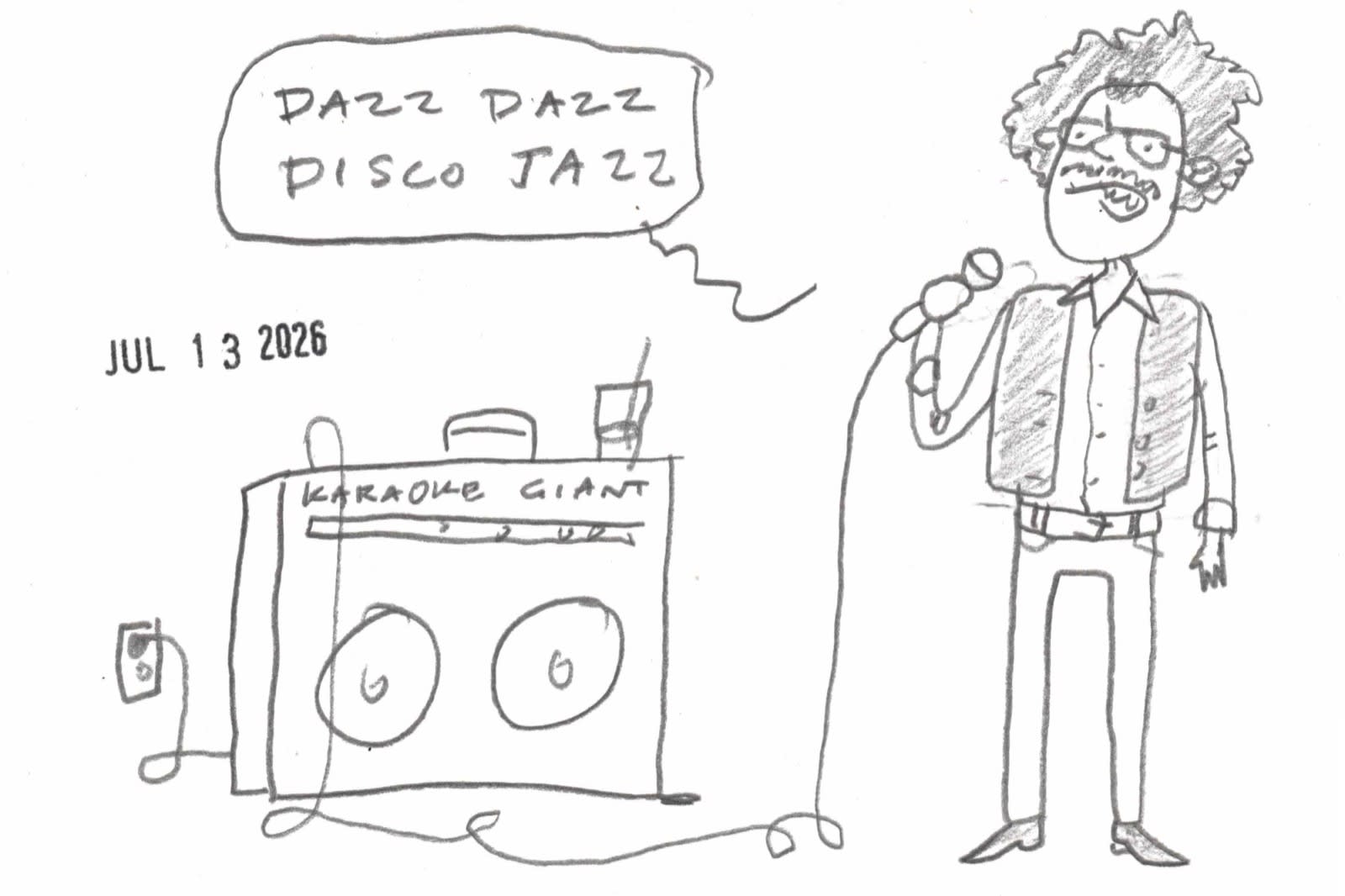 I drew a cartoon about one of my obsessions.