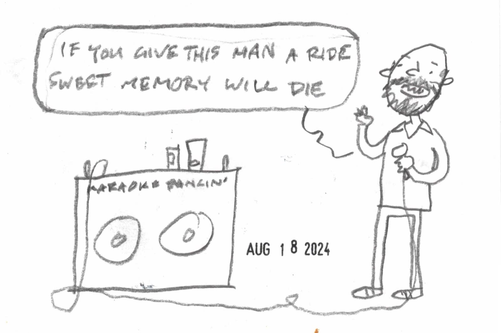 I noticed a Jim Morrison lyric.