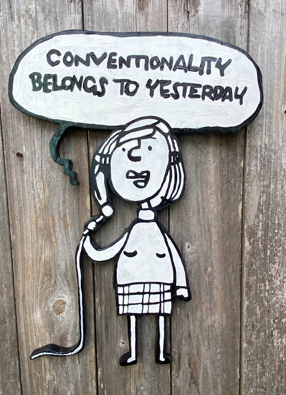 Conventionality Belongs To Yesterday by David Rhoden