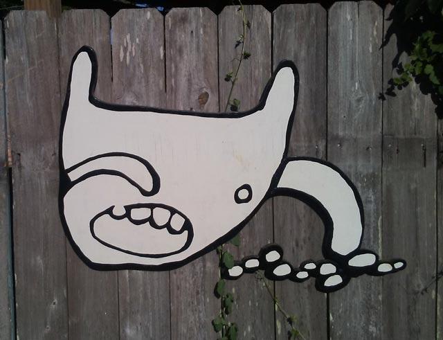 I painted a painting called "Eater" while I was visiting New Orleans.