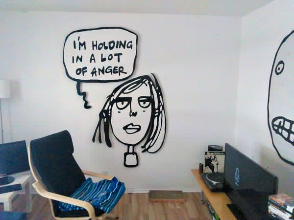 I'm Holding In A Lot Of Anger by David Rhoden