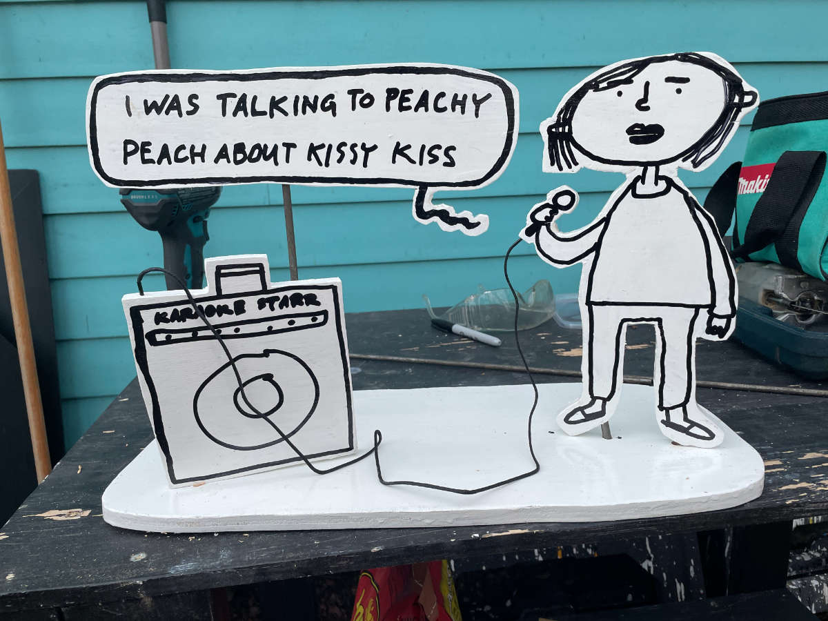 I Was Talking To Peachy Peach by David Rhoden