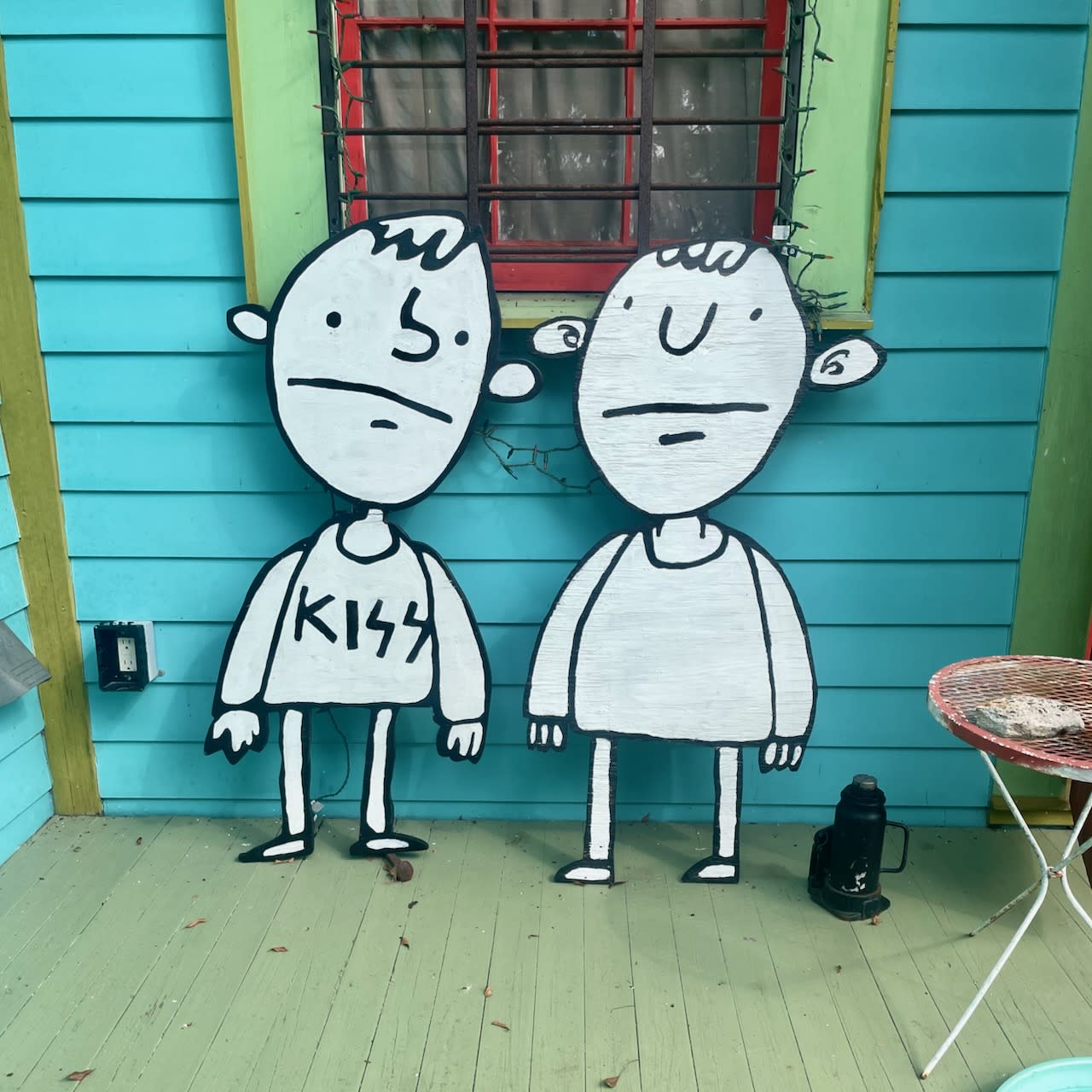 I restored my porch paintings.