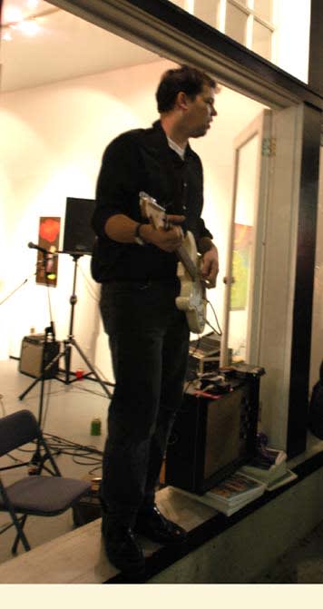 All-Night Movers played at Jonathan Ferrara Gallery on Carondelet Street, October 9, 2002. All-Night Movers played at Jonathan Ferrara Gallery on Carondelet Street, October 9, 2002.