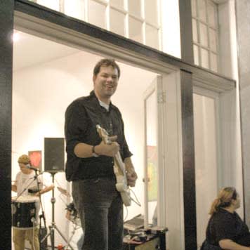 All-Night Movers played at Jonathan Ferrara Gallery on Carondelet Street, October 9, 2002. All-Night Movers played at Jonathan Ferrara Gallery on Carondelet Street, October 9, 2002.