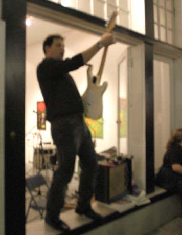 All-Night Movers played at Jonathan Ferrara Gallery on Carondelet Street, October 9, 2002. All-Night Movers played at Jonathan Ferrara Gallery on Carondelet Street, October 9, 2002.