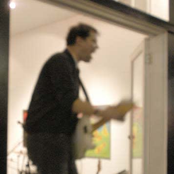 All-Night Movers played at Jonathan Ferrara Gallery on Carondelet Street, October 9, 2002. All-Night Movers played at Jonathan Ferrara Gallery on Carondelet Street, October 9, 2002.