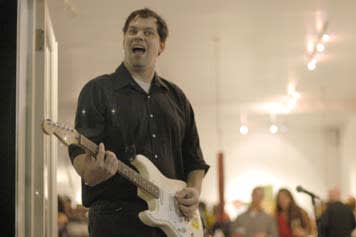 All-Night Movers played at Jonathan Ferrara Gallery on Carondelet Street, October 9, 2002. All-Night Movers played at Jonathan Ferrara Gallery on Carondelet Street, October 9, 2002.
