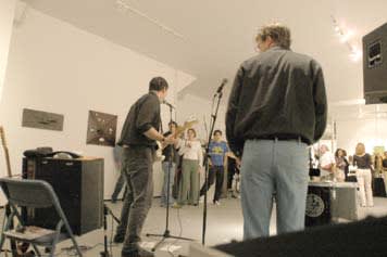 All-Night Movers played at Jonathan Ferrara Gallery on Carondelet Street, October 9, 2002. All-Night Movers played at Jonathan Ferrara Gallery on Carondelet Street, October 9, 2002.