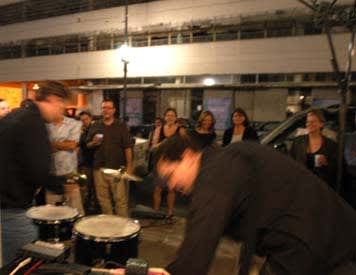 All-Night Movers played at Jonathan Ferrara Gallery on Carondelet Street, October 9, 2002. All-Night Movers played at Jonathan Ferrara Gallery on Carondelet Street, October 9, 2002.