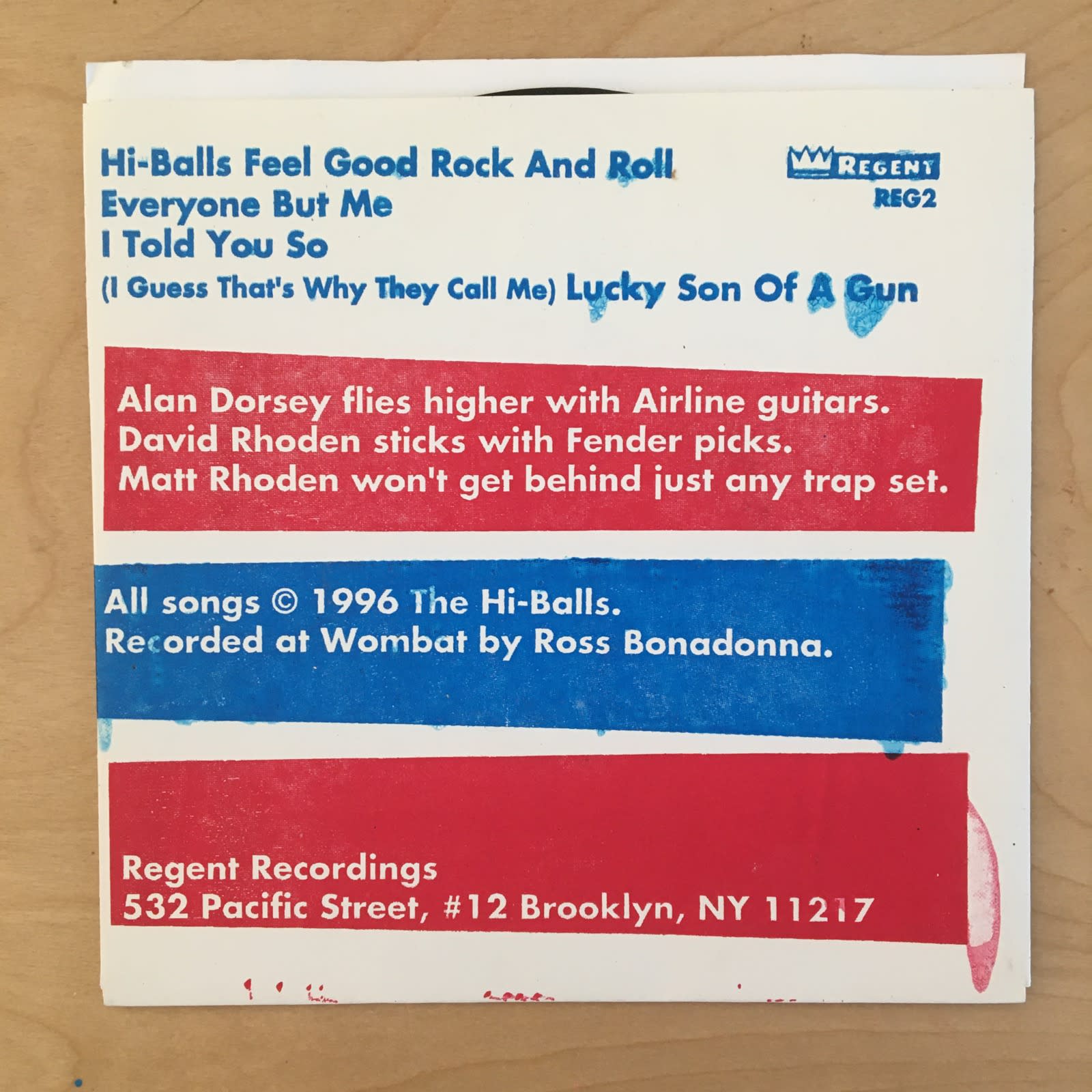 front cover of Hi-Balls record