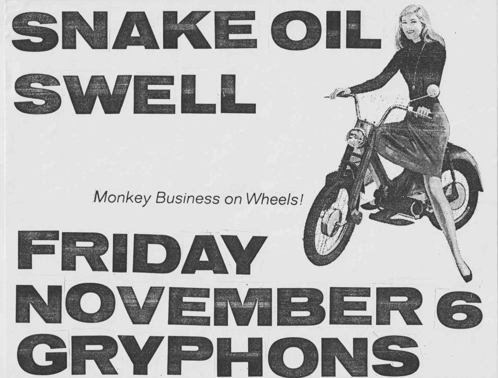 Snake Oil flyer Snake Oil flyer