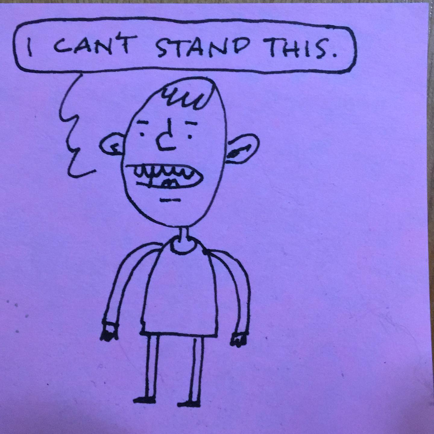 Sketched my feelings.