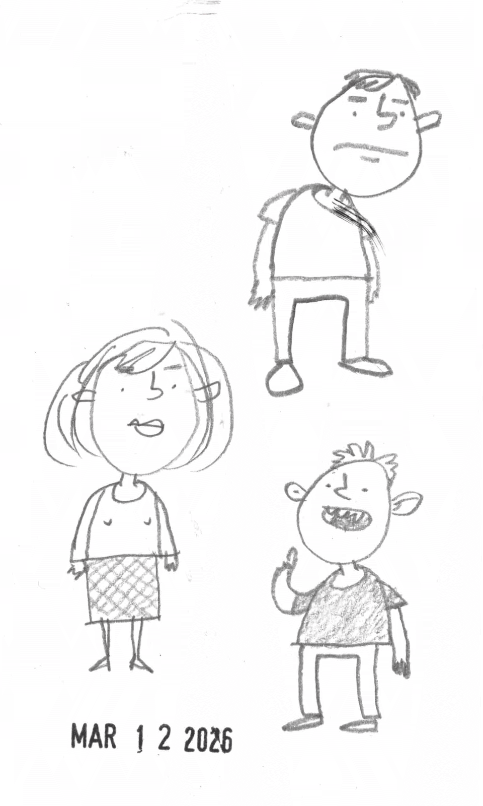 doodles David doodled during a Zoom call