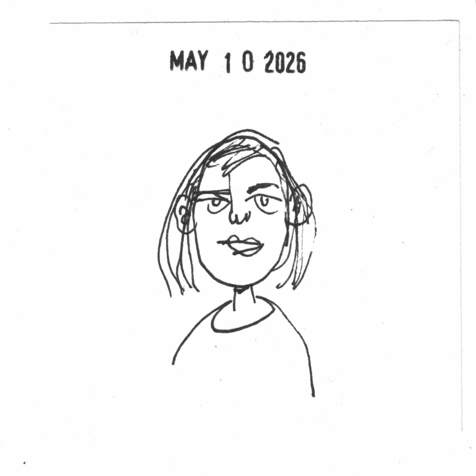 cartoon of sad woman by David Rhoden