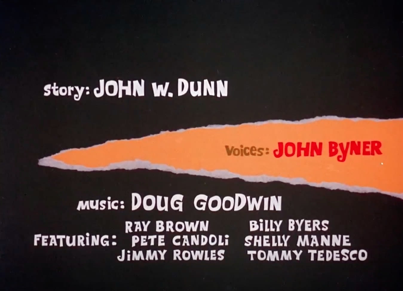 credits from The Ant and the Aardvark, s1e1