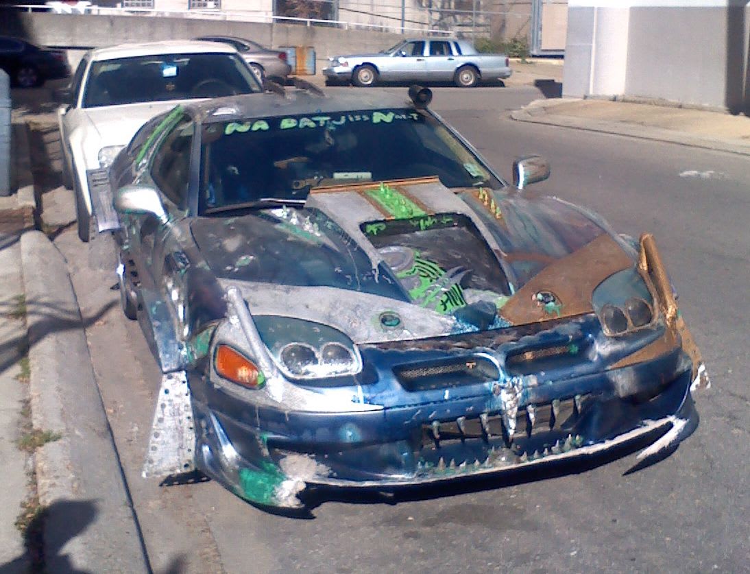 customized vehicle seen in downtown New Orleans on November 20, 2013