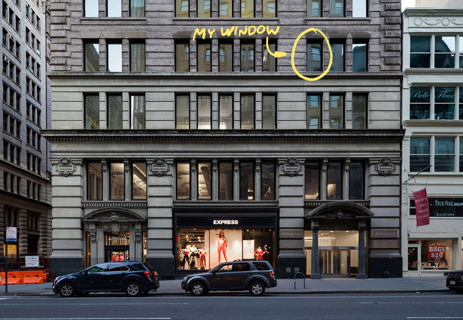 my former workplace on Fifth Avenue in Manhattan
