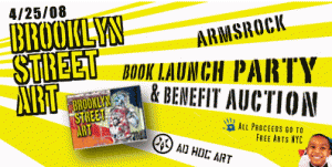 banner for freeartsnyc benefit