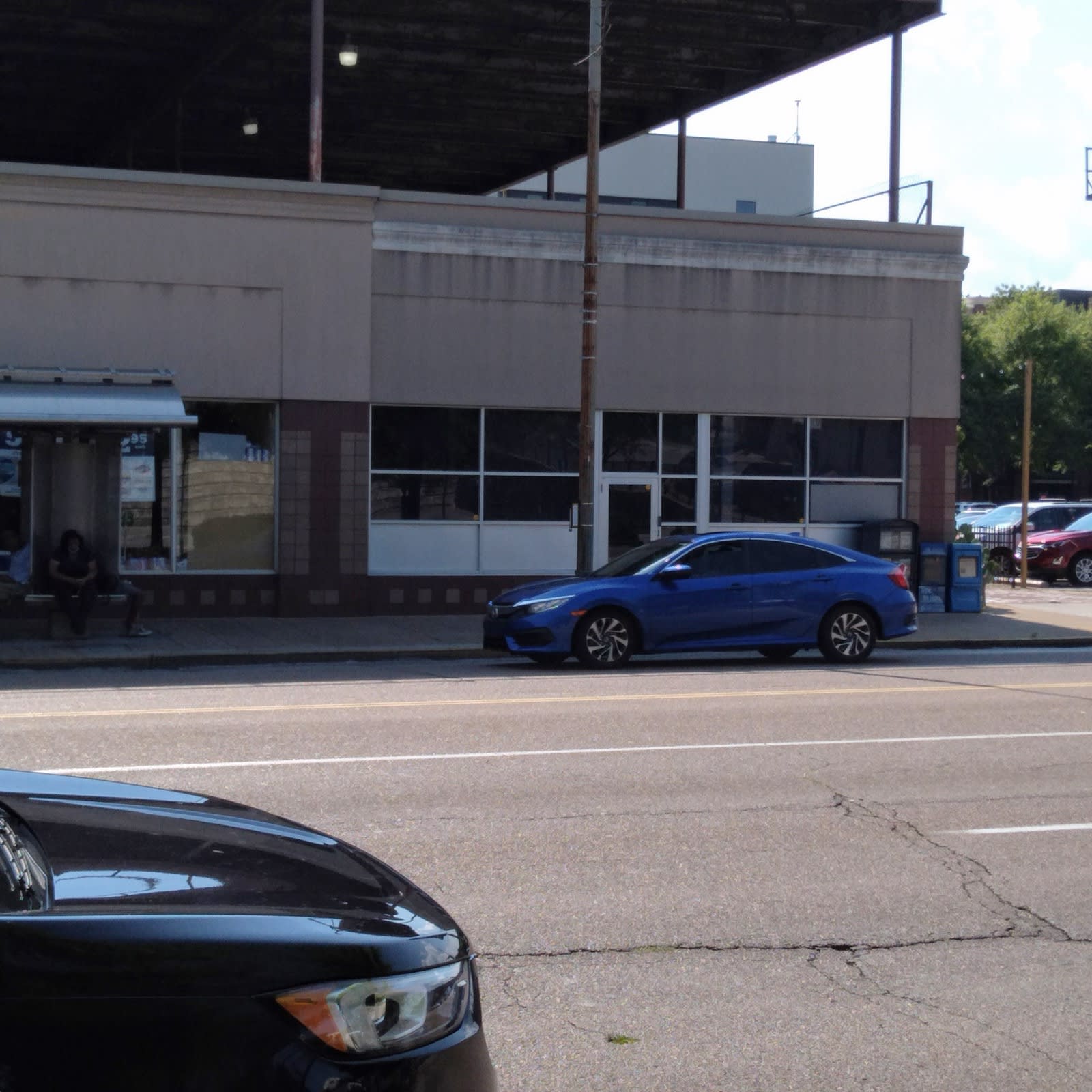 This was the site of the Nucleus, an all-ages rock club that was a big destination for us from about 1984 to 1985. It had been a plasma donation center. The owner, Charles Locke, let kids come in and paint on the walls with spray cans. It was apparent no one there that day could spell "Nietzsche". All posts tagged "Nucleus"