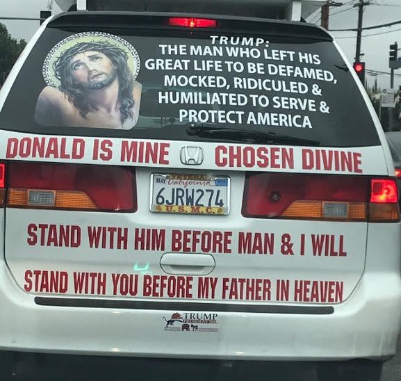 pro-Trump truck pro-Trump truck