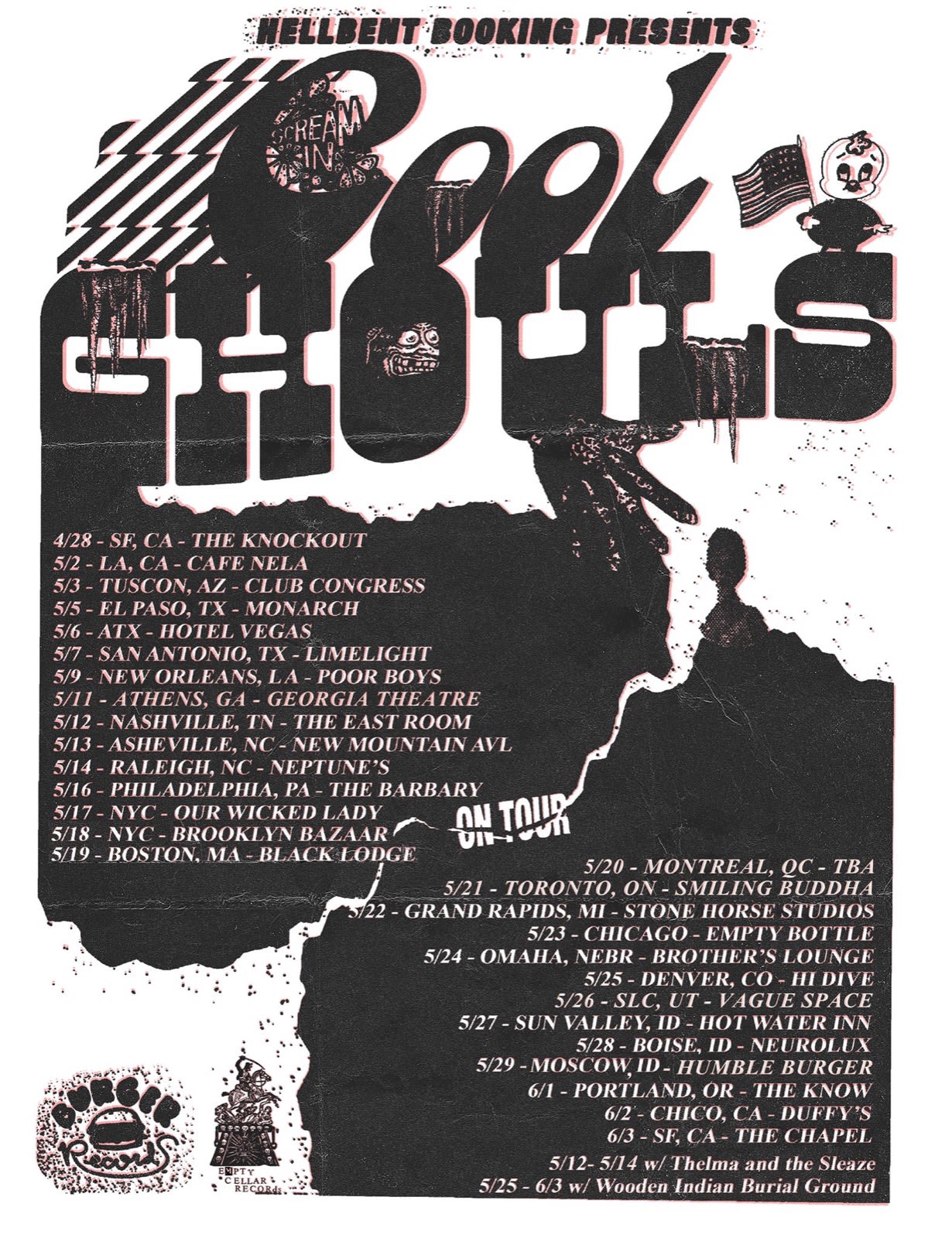I went with Gina to see Cool Ghouls at Poor Boys’.