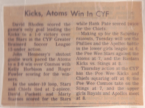 Kicks, Atoms Win In CYF Kicks, Atoms Win In CYF
